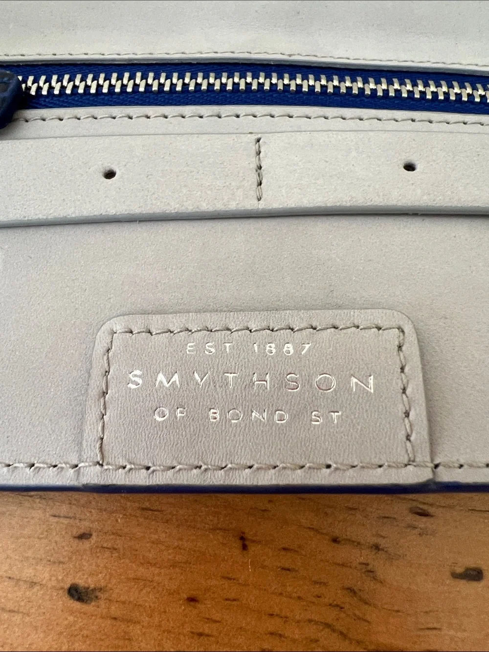 Smythson slim croc
